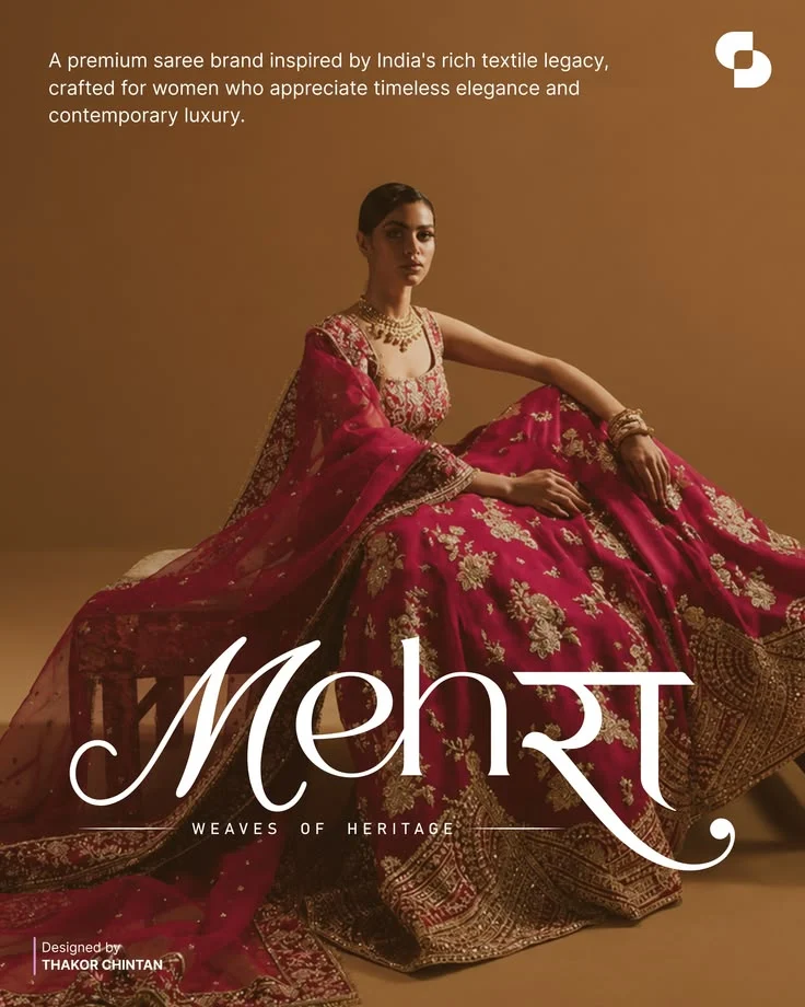 Model in a hand embroidered lehnga set
